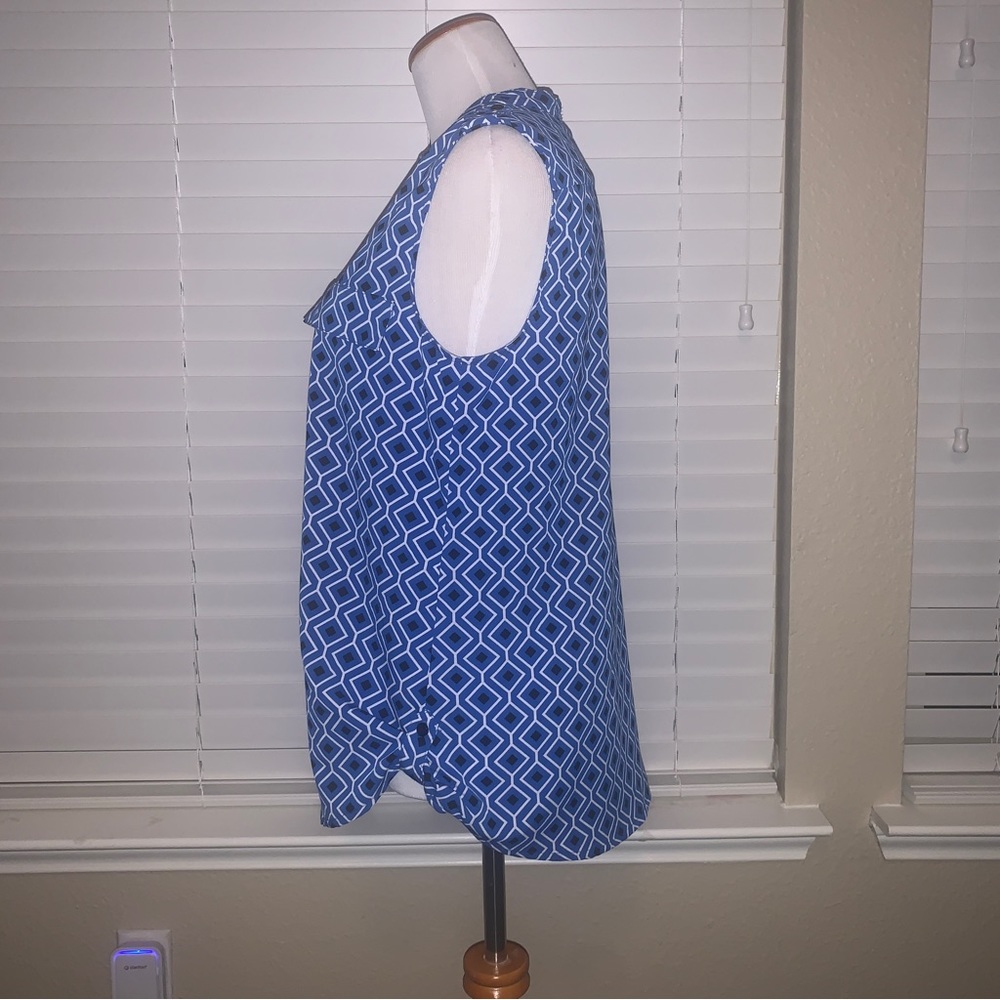 Notations Sleeveless Patterned Blouse - image 3